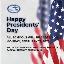 Presidents Day No School 